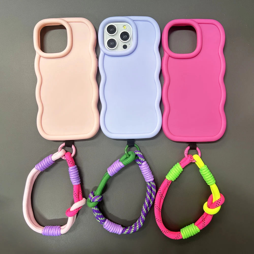 Colorful Knot Phone Bracelet