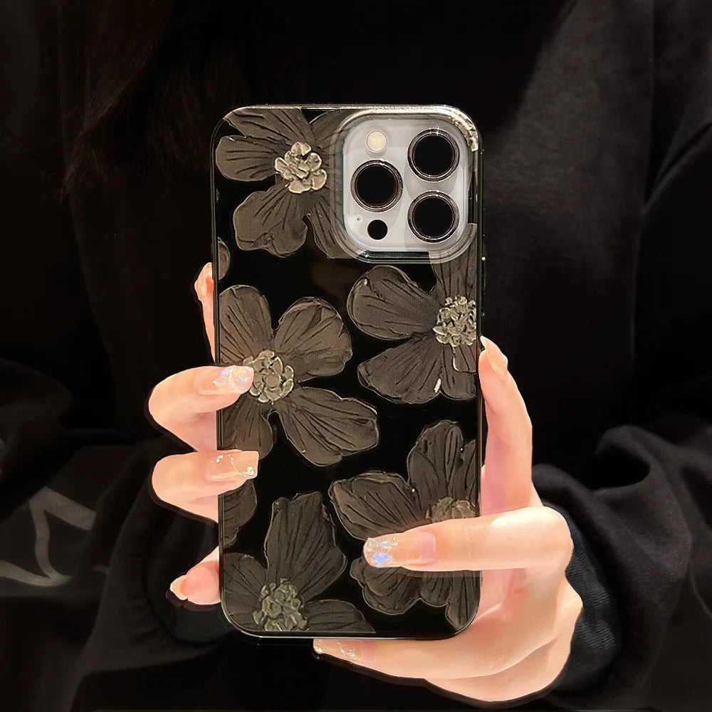 iPhone French Retro Flower Case