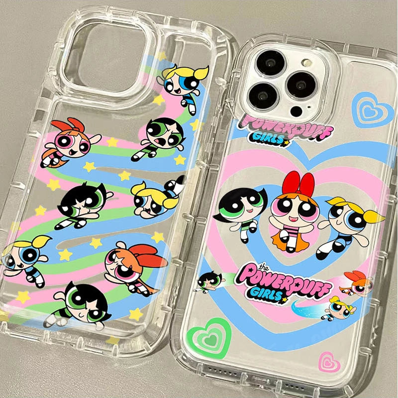 iPhone Powerpuff Girls Transparent Case