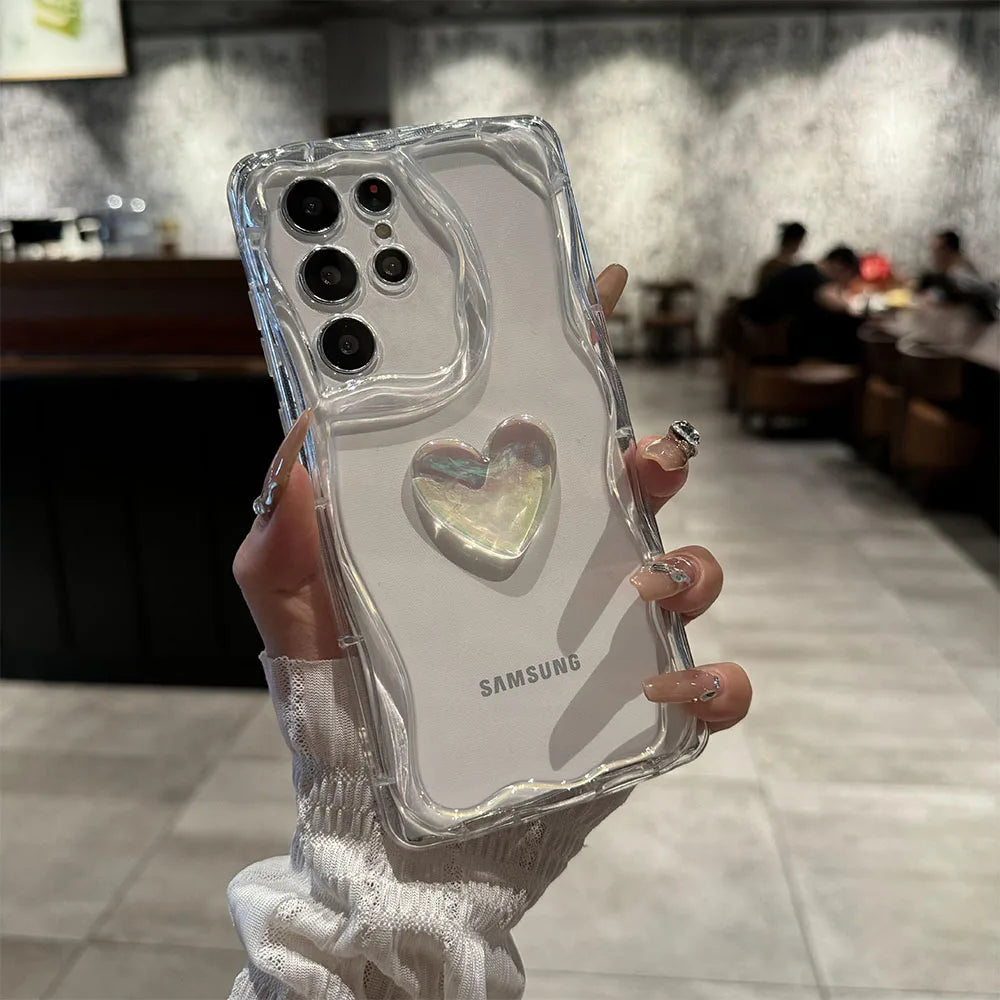 Galaxy S Heart Silicone Case