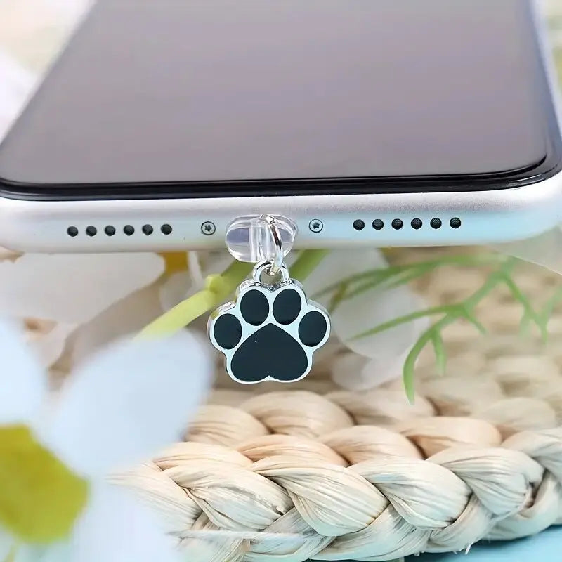 Cat Paw Dust Plug Charm