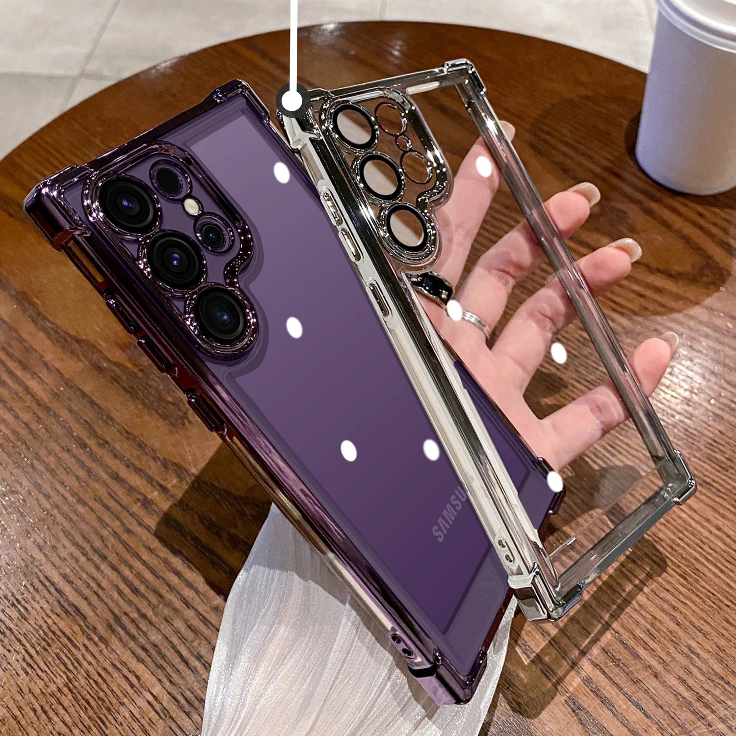 Galaxy Clear Luxury Case