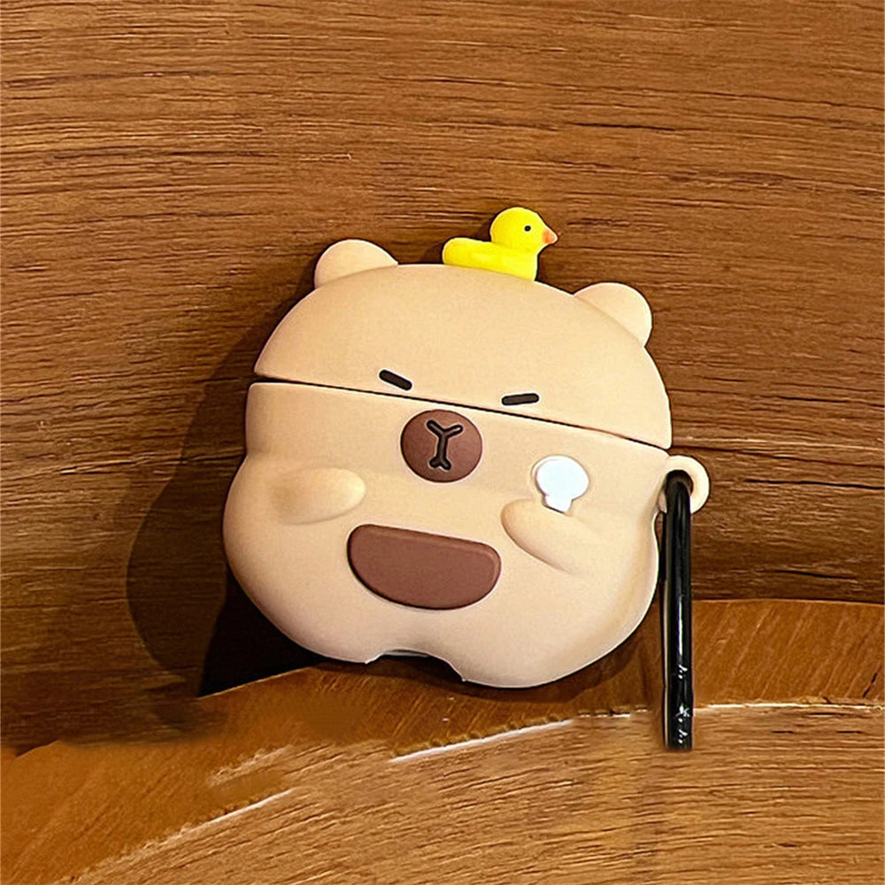 AirPods Capybara Duck Case