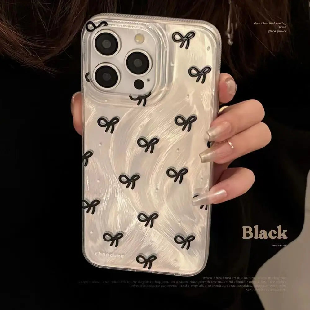 iPhone Bow Knot Laser Case