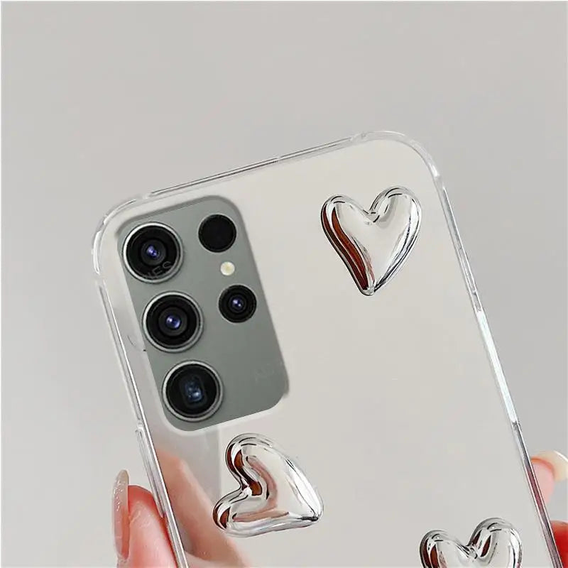 Galaxy S Heart Mirror Case