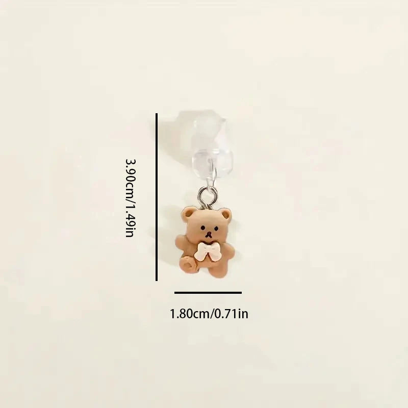 Bear Dust Plug Charm