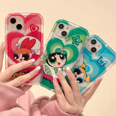 iPhone Powerpuff Girls Clear Shockproof Case