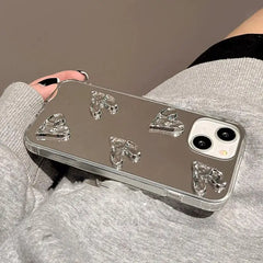 Galaxy 3D Heart Mirror Case