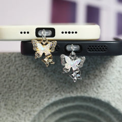 Butterfly Mother-Child Dust Plug Charm