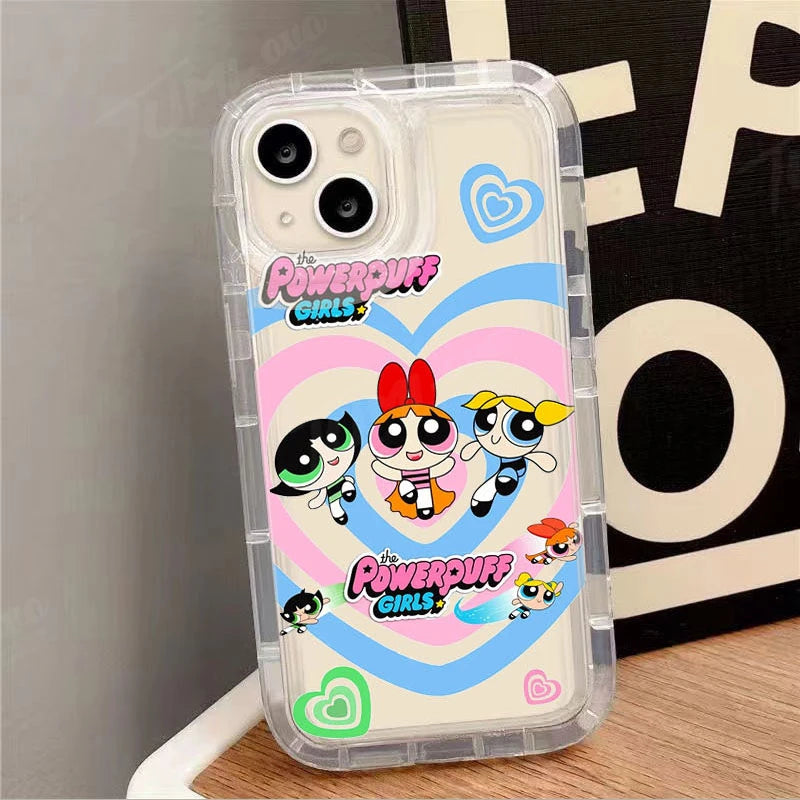 iPhone Powerpuff Girls Transparent Case