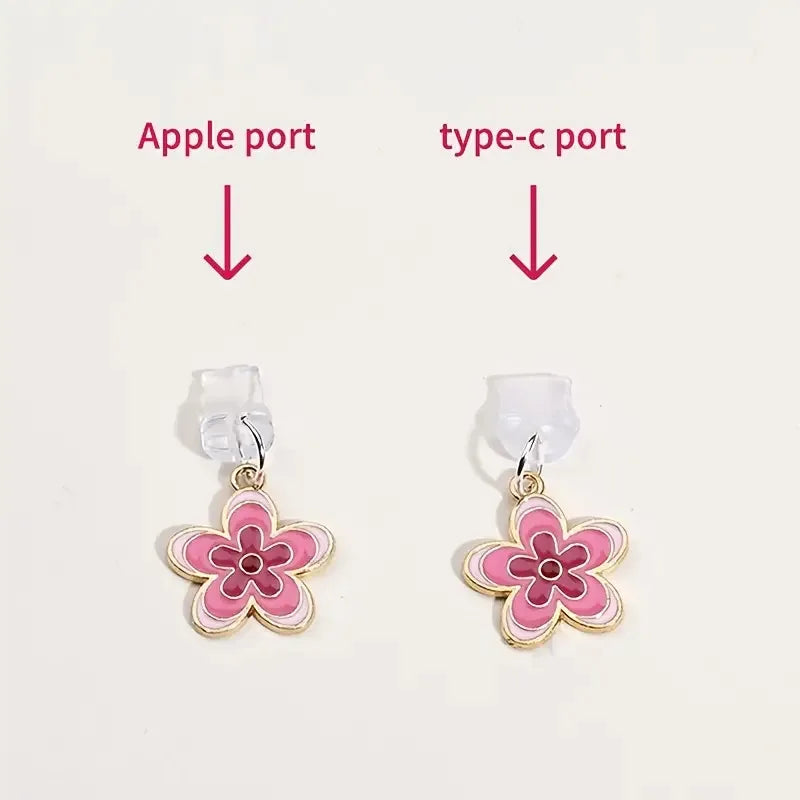 Flower Dust Plug Charm