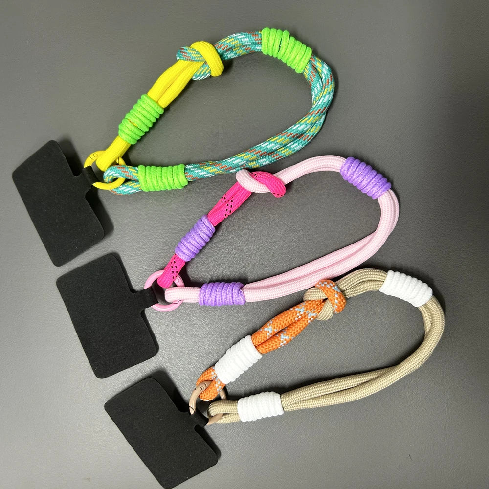 Colorful Knot Phone Bracelet