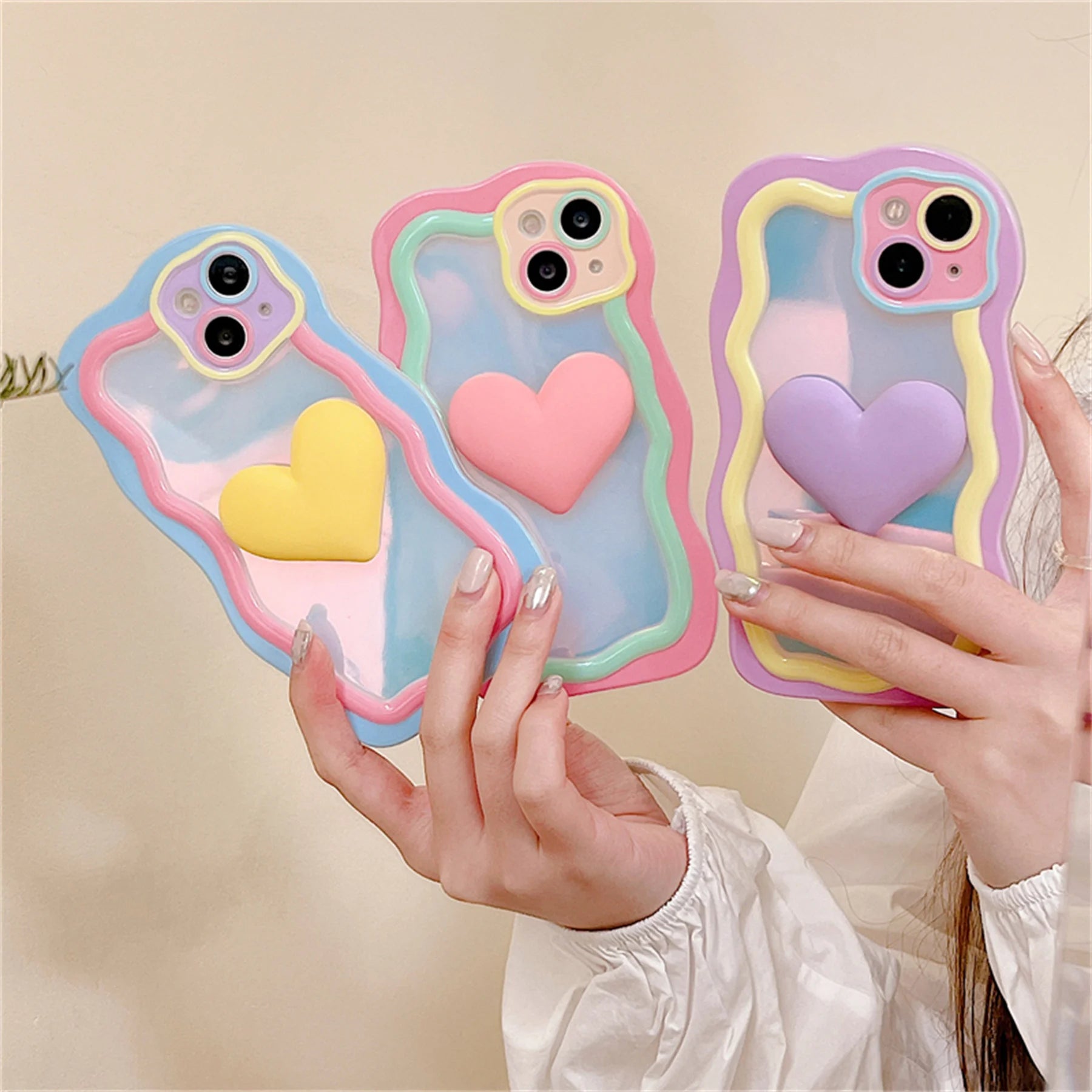 iPhone Korean Candy Heart Case