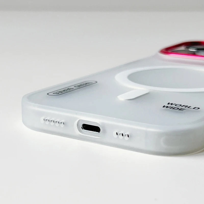 iPhone Frosted Shockproof Case with MagSafe