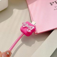 iPhone Barbie Charger & Cable Case 20W