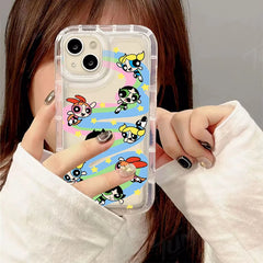 iPhone Powerpuff Girls Transparent Case