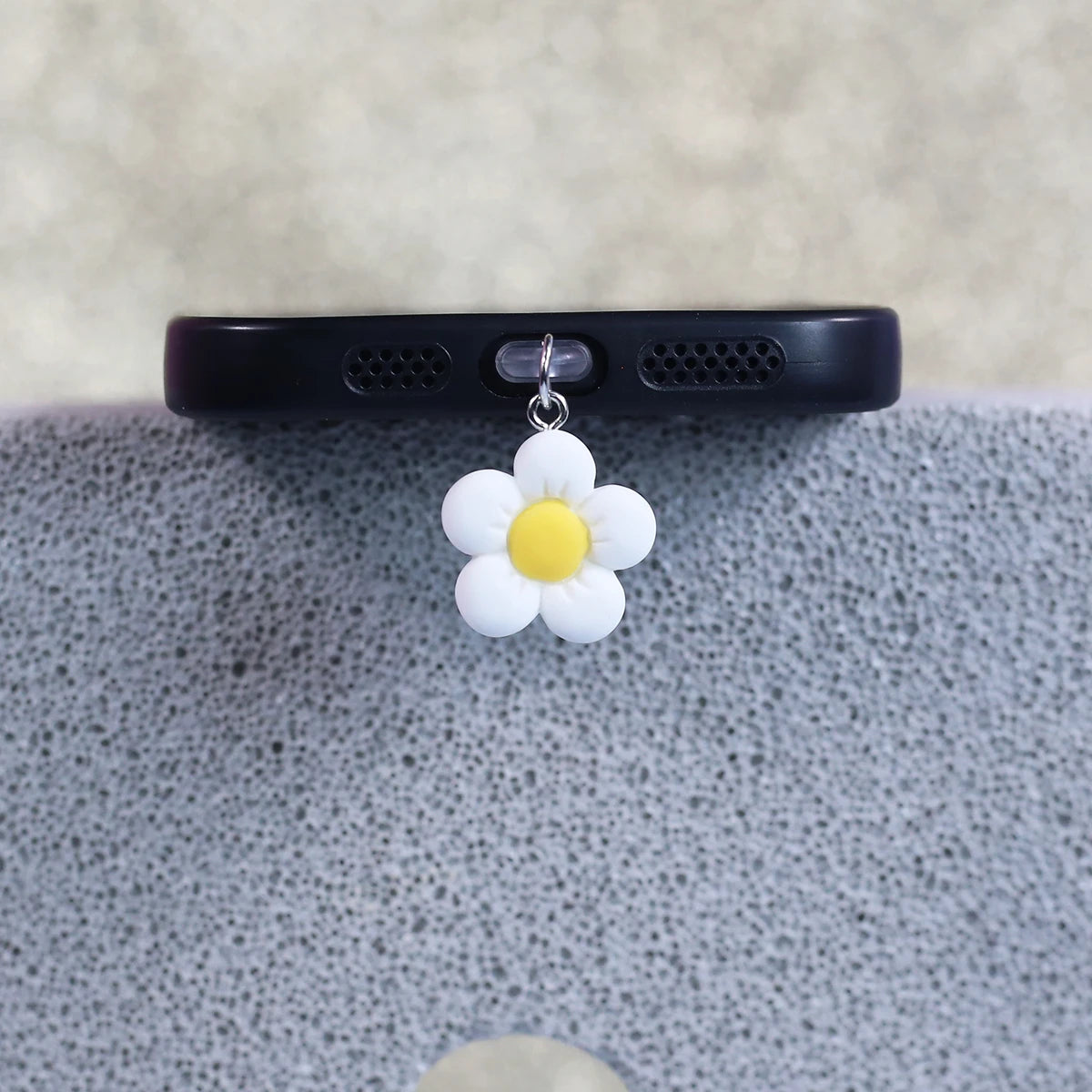 Flower Dust Plug Charm