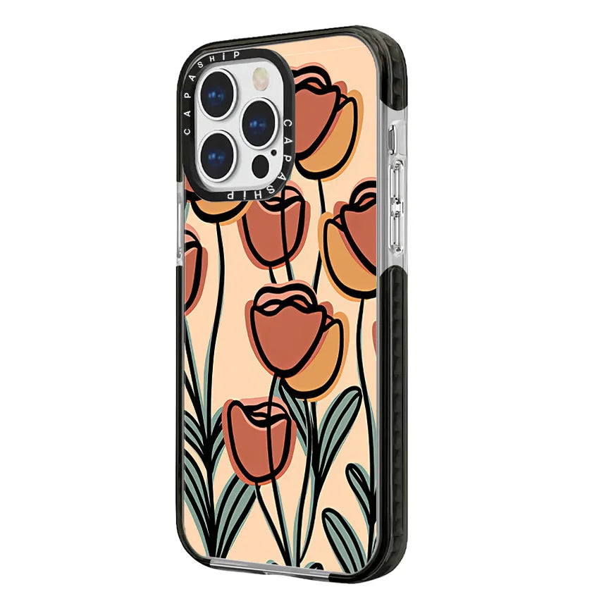 iPhone Red Cherry Tulip Case