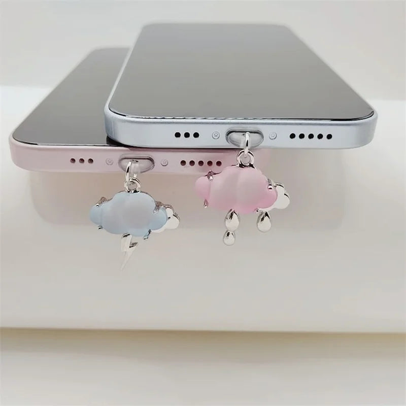 Cloud Weather Dust Plug Charm