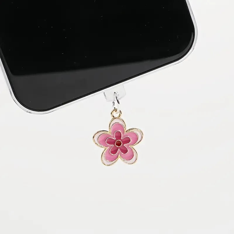 Flower Dust Plug Charm