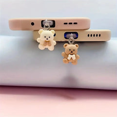 Bear Dust Plug Charm