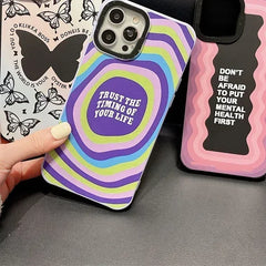 iPhone Butterfly Frosted Case