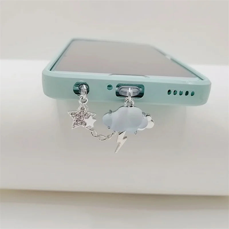 Cloud Weather Dust Plug Charm