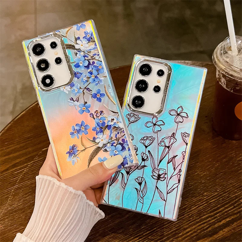 Galaxy Flower Art Matte Case