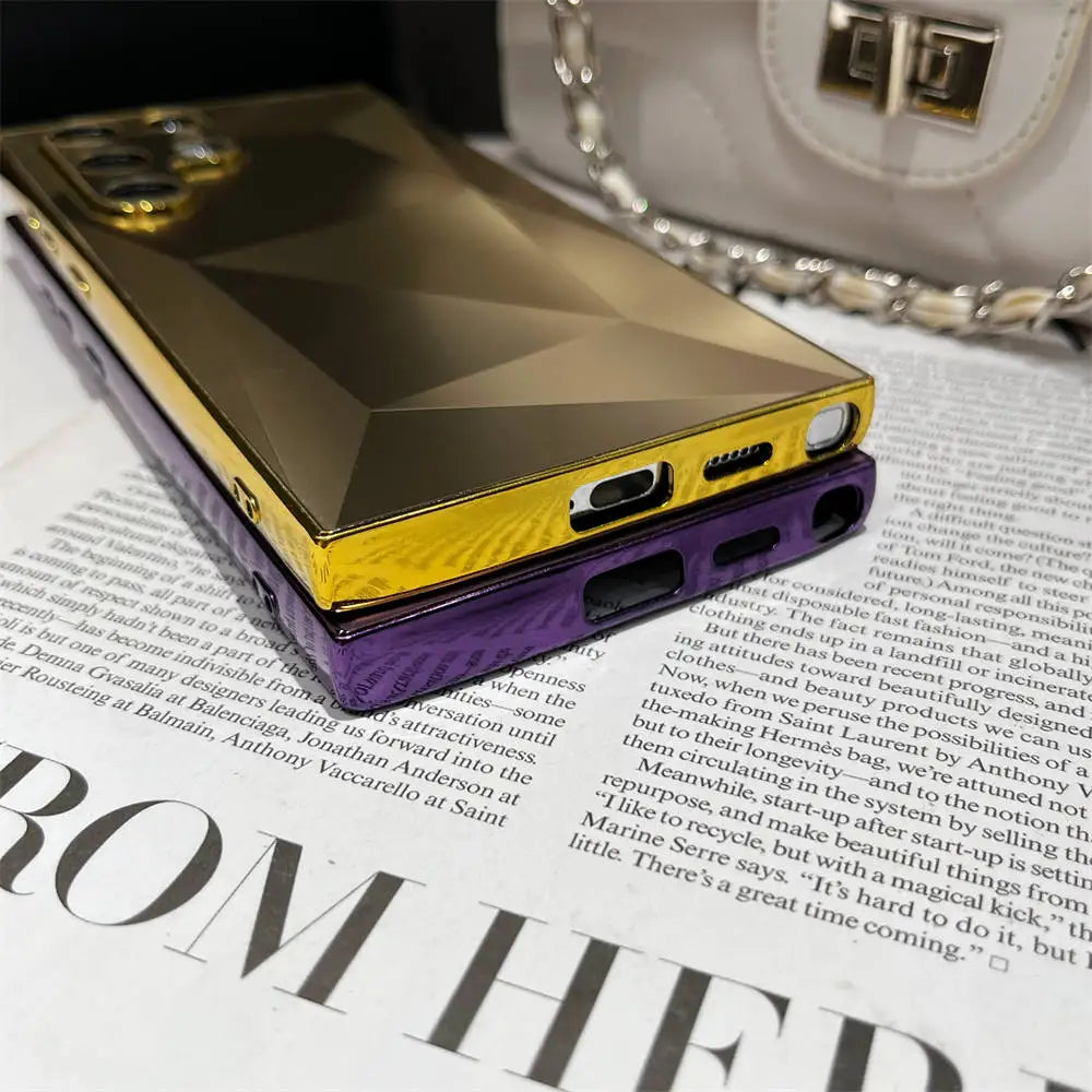 Galaxy 3D Matte Diamond Pattern Case