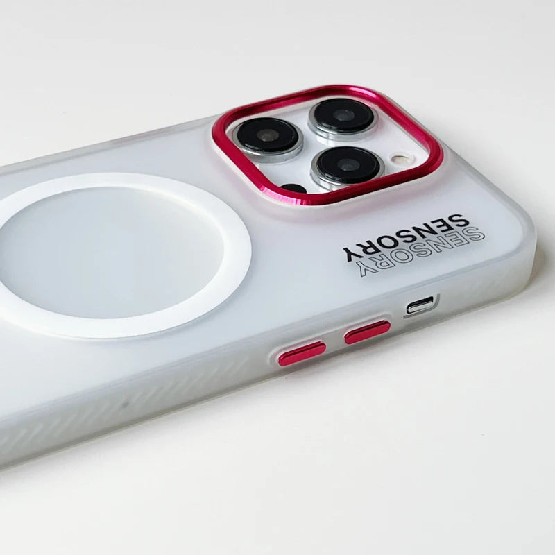 iPhone Frosted Shockproof Case with MagSafe